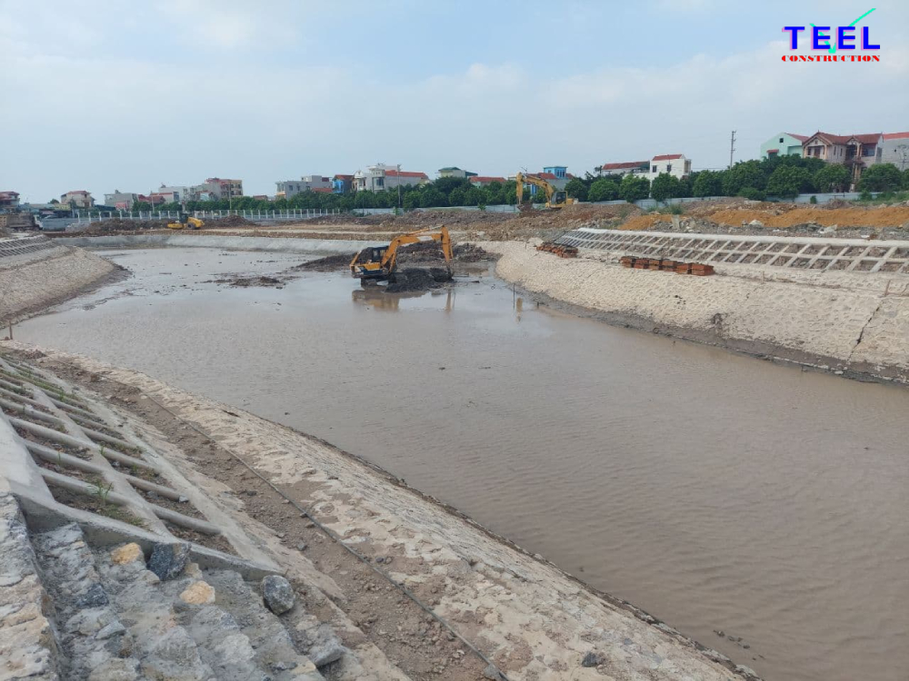 Ảnh hiện trường thi công Dự án Khu nhà ở sinh thái TEELhomes Nhật Tân