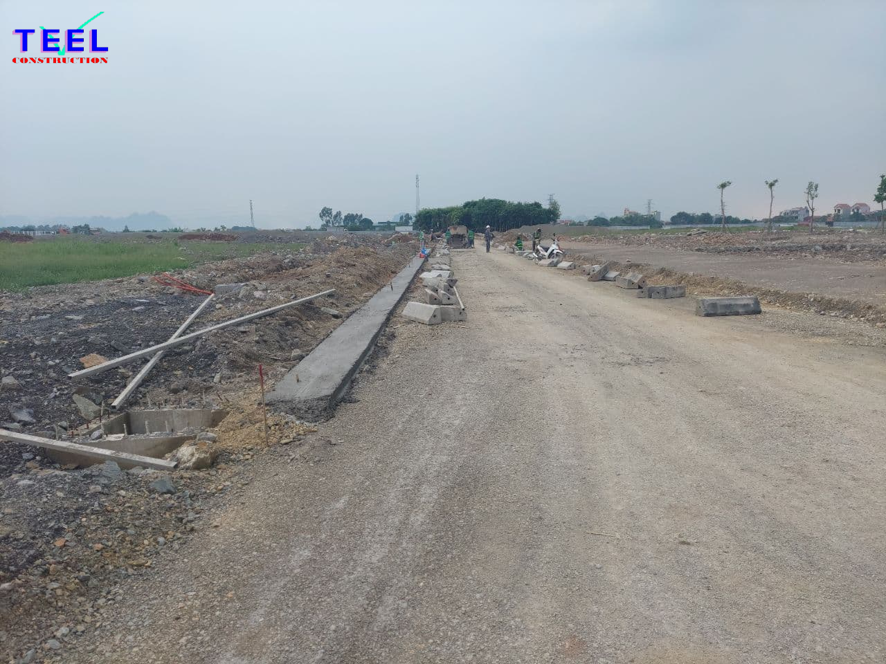 Ảnh hiện trường thi công Dự án Khu nhà ở sinh thái TEELhomes Nhật Tân