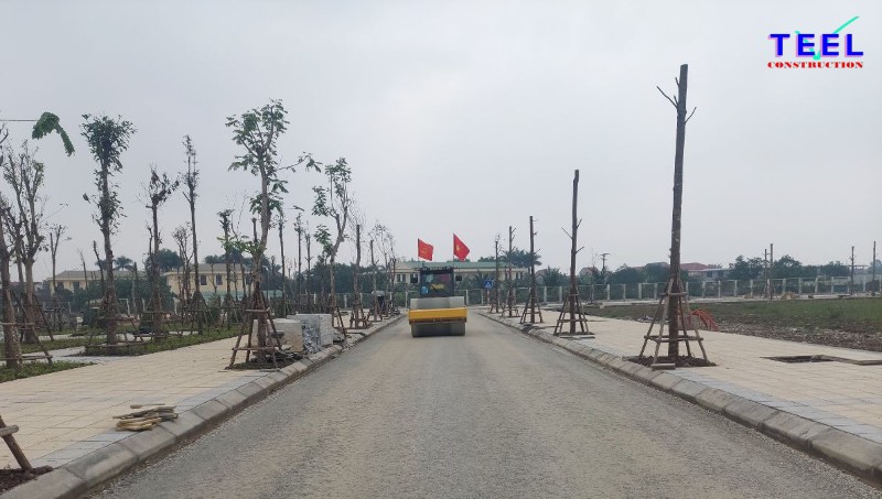 Ảnh hiện trường thi công Dự án Khu nhà ở sinh thái TEELhomes Nhật Tân