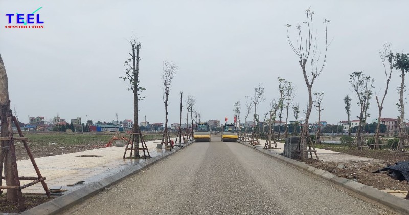 Ảnh hiện trường thi công Dự án Khu nhà ở sinh thái TEELhomes Nhật Tân