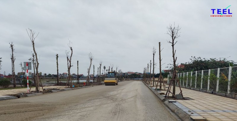 Ảnh hiện trường thi công Dự án Khu nhà ở sinh thái TEELhomes Nhật Tân