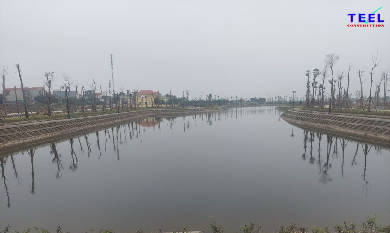 Ảnh hiện trường thi công Dự án Khu nhà ở sinh thái TEELhomes Nhật Tân