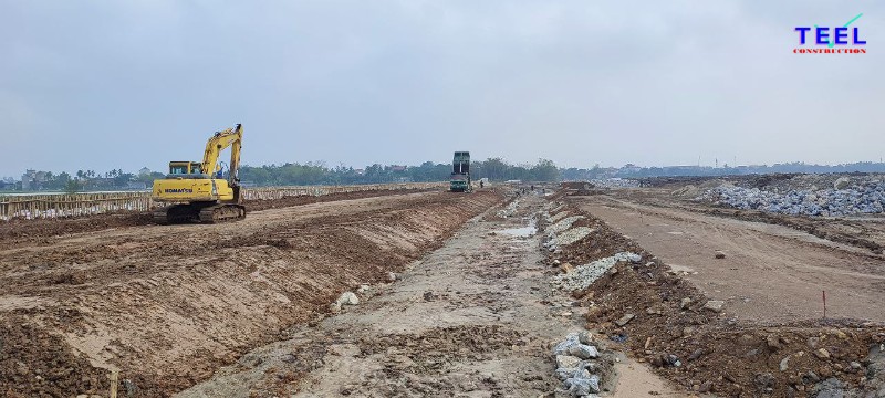 Ảnh thi công dự án Khu nhà ở đô thị tại xã Tràng An