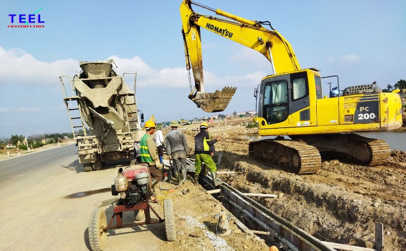 Ảnh thi công dự án Khu nhà ở đô thị tại xã Tràng An