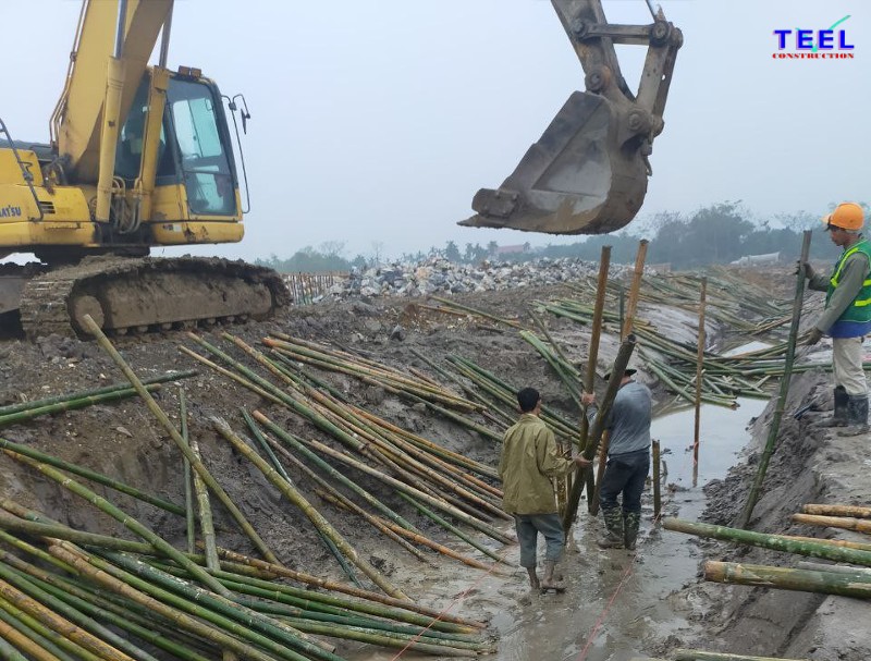 Ảnh thi công dự án Khu nhà ở đô thị tại xã Tràng An