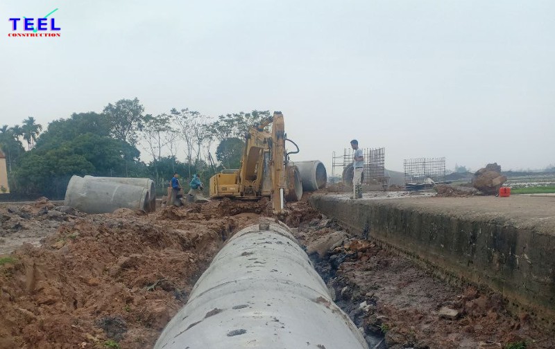 Ảnh thi công dự án Khu nhà ở đô thị tại xã Tràng An