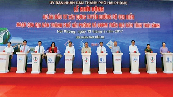 Hải Phòng, Thái Bình phối hợp thực hiện các dự án giao thông