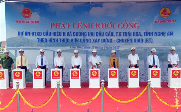 Khởi công xây dựng cầu bắc qua Sông Hiếu